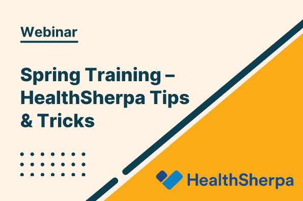 Spring Training – Healthsherpa Tips & Tricks