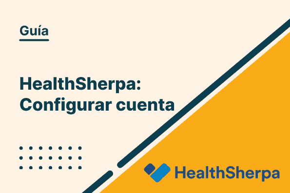 Healthsherpa Configurar Cuenta