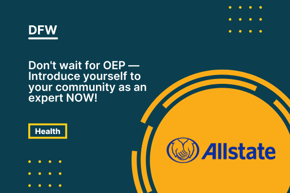 Don't wait for oep — introduce yourself to your community as an expert now!
